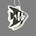 Paper Air Freshener Tag With Tab - Angelfish